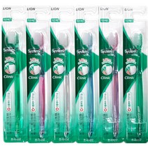 시스테마 클리닉칫솔 작은헤드(콤팩트) x 6개(낱개) 잇몸케어 전문칫솔, 1개, 6개입