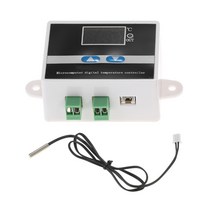 LCD 디스플레이가있는 열전대 서모 스탯 120W 방수 센서 온도 조절 장치 DC12V