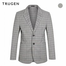 트루젠 체크 패턴 수트 자켓 TGAU4-MJK100