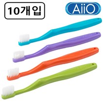 아이오 성인용 치과 교정 칫솔 AiiO SST30 국산_10개입(색상랜덤), 색상랜덤_10개입