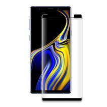 갤럭시노트8 곡면 풀커버 강화유리 보호필름 SM-N950, 블랙