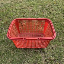 플라스틱바스켓 베리 각시붓꽃 포도나무 채취 바구니 바구니풀 바구니벚나무, T20-레드 12 근대 뚜껑이 100개 별