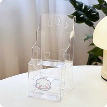 아크릴 헌금봉투꽂이 디스플레이 랙 선반 3단 봉투, 소형 3단 (A6 수납 가능)