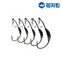 슈어캐치 신형 웨이트와이드훅 K210B 배스바늘, 4-0