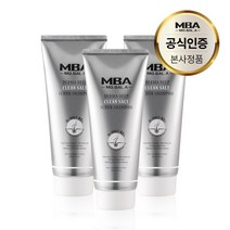 MBA 두피스크럽 두피영양 집중케어 모발아 더마 딥 클린 솔트 스크럽 샴푸 200g, 3개, 500ml