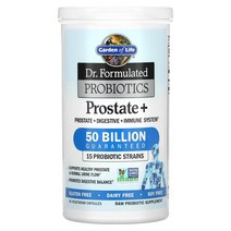 가든오브라이프 Dr. Formulated Probiotics Prostate+ 500억 60정