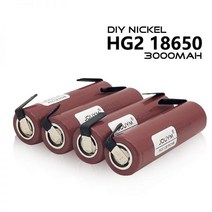 3.6v건전지 18650고방전 3.7V HG2 18650 배터리 3000mAh 3.6V 20A 스크루 드라이버 + DIY 니켈 용 고전력 방전 리튬 이온 대전류, 3.7 볼트_CHINA | 6 x Batteries