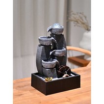 미니 분수대 가습기 물펌프 집들이 선물용 장식품, R2208.대형