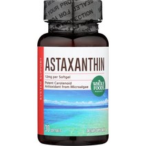 홀푸드마켓 Astaxanthin 아스타잔틴 12mg 30정