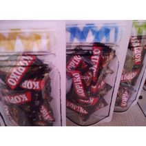 봄91 PP 병모양 체크 지퍼스탠드 소 랜덤 발송, 30개