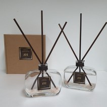 밍블랑 명품 시그니처 백화점 디퓨저 실내 방향제 기념일 집들이 선물, 우드코스터 구성 상품, 라튤립