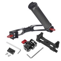 DJI 로닌 RS2 RSC2 RS3 휴대용 짐벌 스태빌라이저용 카본 섬유 L 브라켓 접이식 핸들 그립 콜드슈 마운트 포함 506894, Combo E