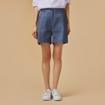 [JAJU/자주] 여 리넨 숏팬츠_블루