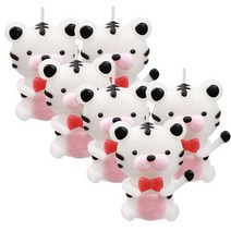 이야코 깜찍나라 캐릭터양초 만들기세트, 호랑이, 6세트