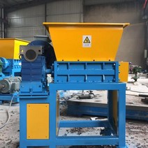 팥빙수기계 빙수기 눈꽃빙수기계 대형 전기 분쇄기 220V 단일 모터 2 축 범용 타이어 플라스틱 나무 스크랩 금속 이동식 충격 7500W, GL-001