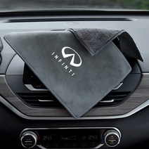 인피니티 자동차 양면 플러시 흡수성 타월 클리닝 천 Q50 FX35 G37 G35 QX70 Q30 FX37 QX60 M35 QX30 FX Q70 EX, [4] For Benz, [1] Red