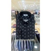 레노마셔츠 W몰 레노마셔츠 남성 면100 폭스 올오버 디지털 나염 프린트 슬림핏 긴팔 셔츠 RKFSL1147