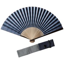 (Hakuchikudo) Hakuchikudo (Hakuchikudo) 체크 무늬 현대 부채 세트 (전 2 종류)