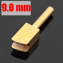 가죽 핸드프레스 각인기 가죽공예 도장 다이어리 가죽 전기 황동 솔더 납땜 인두 팁 가장자리 공예 프레스, 9.0mm