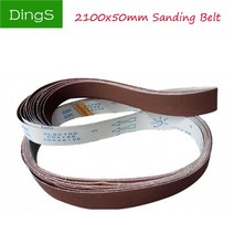 연마 샌딩 벨트 2100x50mm 샌더 연삭 도구 120 600 그릿 에머리 천 롤 사포 목공용 1 개, 3.240 - 2100 x 50mm