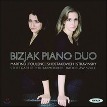 [CD] Bizjak Piano Duo 마르티누 / 쇼스타코비치 / 풀랑크: 두 대의 피아노를 위한 협주곡 (Martinu / Shostakovich / P...