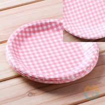 굿마켓 원형종이용기 10P 18CM 1회용종이접시 1회용접시