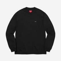 슈프림 스몰 박스 롱슬리브 티셔츠 블랙 Supreme Small Box L/S T-Shirt Black