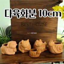 다육화분 10CM 다육이 토기 토분 빈 미니 작은 화분 식물키우기 귀면각 집들이
