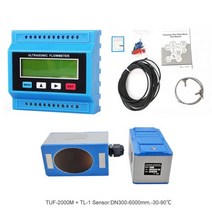 TUF2000M 디지털 액체 유량계 TS2DN15 ~ DN100 TM1 30 160 ℃ 높은 온도 초음파 모듈 센서 TL1HT DN15 117245, Host plus TL-1