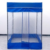 방수발렛주차천막 바람막이 방풍 텐트 부스 야외 흡연실 농기계 보관 창고, 1.2x1.2 4투명천