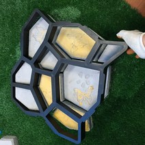 투수 보도 블럭 점토 블록 틀 모양틀 건설 인도 금형, E 프랑스포장도로50x50cm