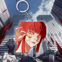 체인소맨 키링 Chainsaw Man Anime KeyChain Women Paiva Key Chain for Men 열쇠 고리 아크릴 자동차 파티 펜던트 일본 Cos 걸스 선물, [06] 6
