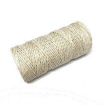 이솔앤아이 컬러 햄프끈 1mm 40m 멀티컬러 1mm 30m 마크라메 매듭공예 팔찌실, 코티지화이트40m