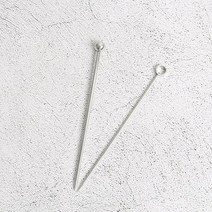 칵테일픽 실버, 원형볼, 1개