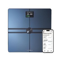 WITHINGS Body Comp 체중계 디지털 블루투스 체지방 몸무게, B. 바디 콤프, 검은색