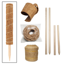 수태봉 만들기 재료 코코넛 목봉 녹화끈 녹화마대, 우드봉20mmx45cm(o형)