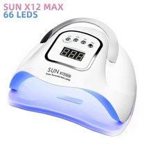 2GIDA 네일아트드라이어 LED 네일 램프, 1.SUN X12 MAX White - EU plug