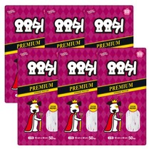 오너클랜 [요요쉬] 배변패드 프리미엄 50매 * 6개 묶음 (총 300매), 6개 소형 (프리미엄)