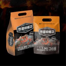 오래가는 코코넛 청정숯 고기 야자숯불구이 캠핑용장작 브리켓 숫 좋은숯, 1개, 원콜착화형1.2k 1P