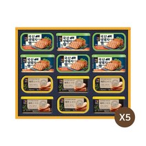 목우촌 국산 생돼지 햄+제주 돔베팸 맛있게 더 담은 4호 LG선물세트, 5개
