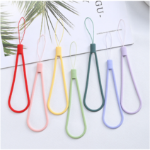 스마트폰 아이폰 스트랩 일자 핸드폰 손목 링 F, 04. 블루