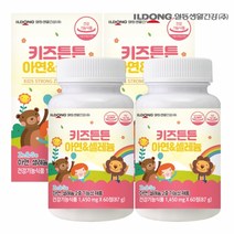 [일동생활건강] 키즈튼튼 아연&셀레늄 어린이 면역력 영양제 2병 (4개월분), 단품, 단품