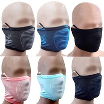 이돕 스키니마스크 2종세트(스포츠 마스크 멀티밴드 넥워머 두건 바라클라바 버프 스카프 목도리), 민트/블랙