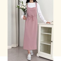 [세인트이브] AR129 포켓 허리스트링 예쁜 멜빵 롱원피스