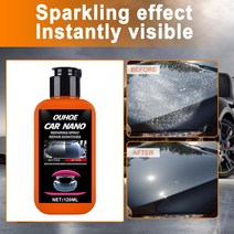 120ml 자동 코팅 액체 왁스 안티 스크래치 페인트 보호 자기 청소, 한개옵션0