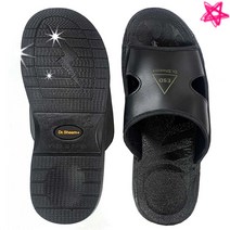 닥터심 제전슬리퍼 정전기방지크린룸실내용 수입안전화 발편한안전화 실내용슬리퍼 크린룸슬리퍼 사무실슬리퍼 작업슬리퍼 안전화 정전기방지 제전, 220mm, 블랙