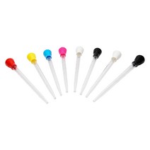대형 스포이트 8개 세트(50ml) / 키즈맘아트 유아 어린이 중형 스포이드 세트 플라스틱 드로퍼 청소솔 드로잉카페 키즈카페 과학 실험 교구 물감 미술 놀이 집콕 엄마표미술 홈스쿨