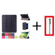 COCOGOGO 갤럭시탭S2 9.7 Wi-Fi SM-T813 케이스+터치펜, 핫핑크