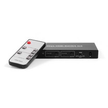 4KUHD HDMI 입력2출력2 선택스위치 모니터 화면분배기, 1개