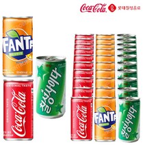 코카콜라&환타오렌지&칠성사이다190ml X 각10개(총30개) 업소용/콜라/사이다/탄산음료/과즙탄산/미니/소캔/음료수, 30개, 190ml